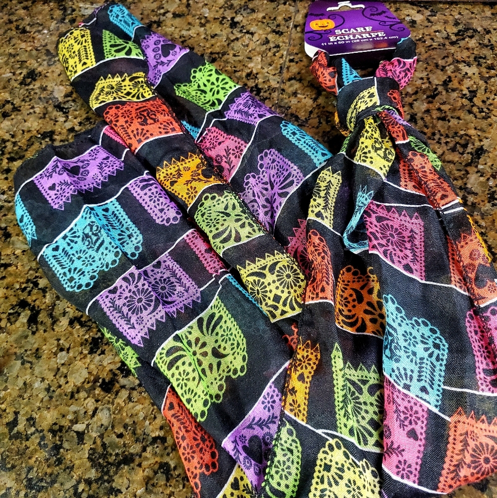 Day of the Dead Scarf